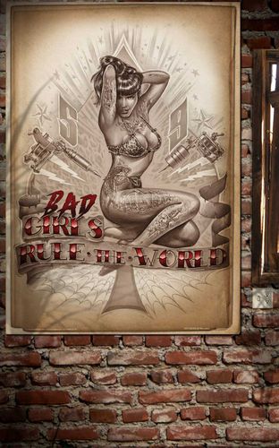 Poster - Bad girls rule the world - Rumble59 - Modalova