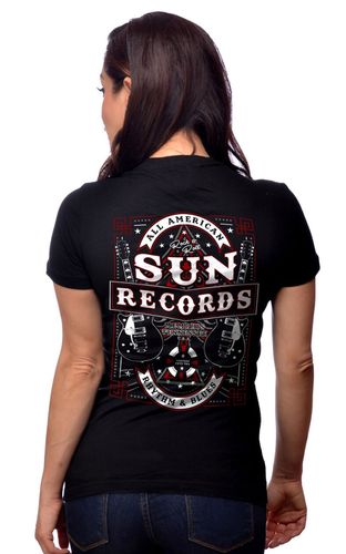 Steady Ladies T-Shirt - Sun Records All American #L - Steady Clothing - Modalova
