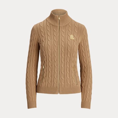 Cable-Knit Full-Zip Jumper - Lauren - Modalova