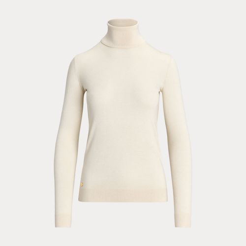 Silk-Blend Roll Neck Jumper - Lauren - Modalova