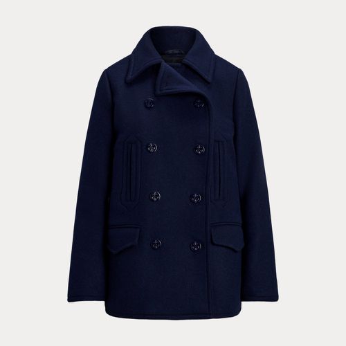 Wool-Blend Twill Peacoat - Lauren - Modalova