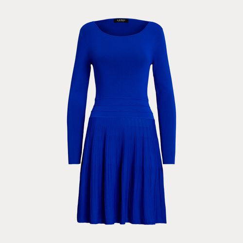 Pleated Long-Sleeve Jumper Dress - Lauren - Modalova