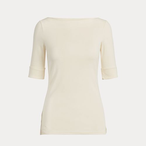 Petite - T-shirt en coton stretch - Lauren Petite - Modalova