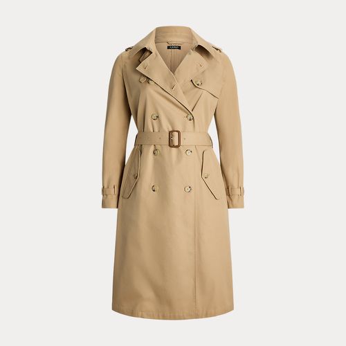 Curve - Water-Repellent Belted Twill Trench Coat - Lauren Curve - Modalova