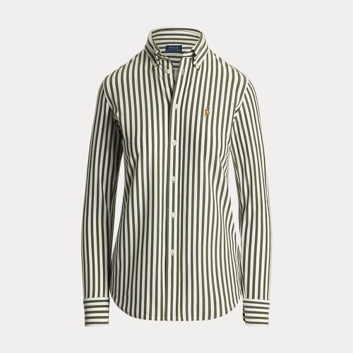 Striped Knit Oxford Cotton Shirt - Polo Ralph Lauren - Modalova