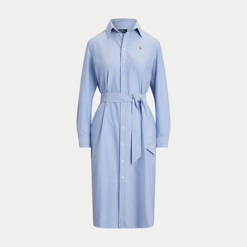 Belted Cotton Oxford Shirtdress - Polo Ralph Lauren - Modalova