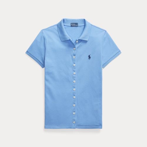 Buttoned-Placket Polo Shirt - Polo Ralph Lauren - Modalova