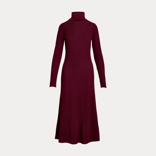 Wool-Blend Roll Neck Dress - Polo Ralph Lauren - Modalova