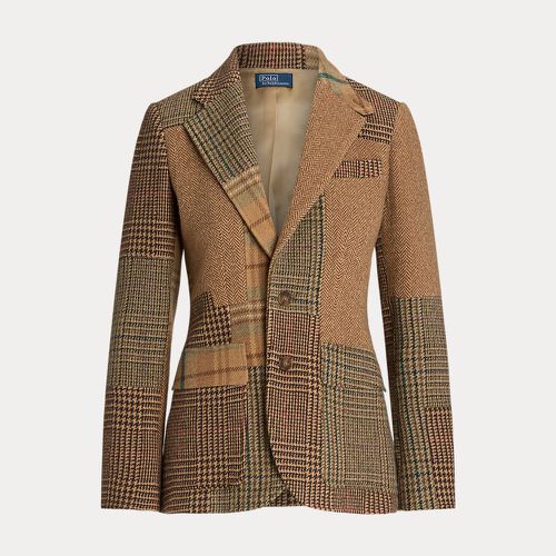 Patchwork Herringbone Tweed Blazer - Polo Ralph Lauren - Modalova