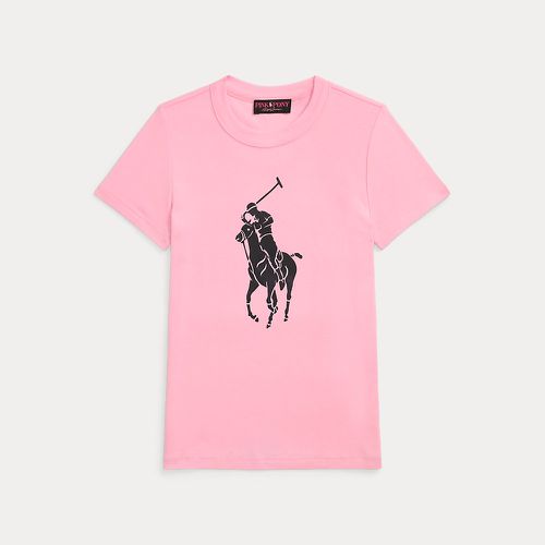 Pink Pony Cotton Rib-knit Tee - Polo Ralph Lauren - Modalova