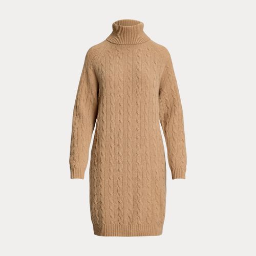 Cable Wool-Cashmere Roll Neck Dress - Polo Ralph Lauren - Modalova