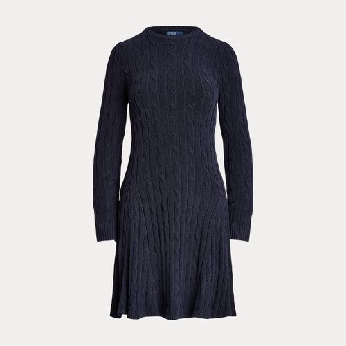 Cable-Knit Crewneck Dress - Polo Ralph Lauren - Modalova