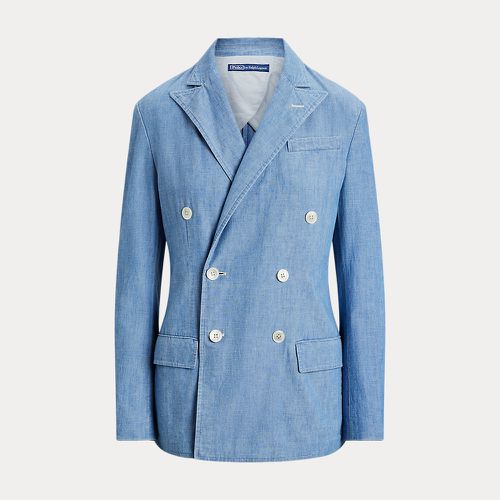 Double-Breasted Chambray Blazer - Polo Ralph Lauren - Modalova