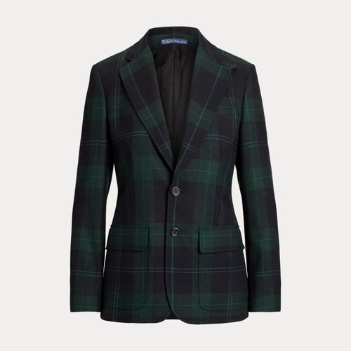 Blazer droit écossais en laine - Polo Ralph Lauren - Modalova