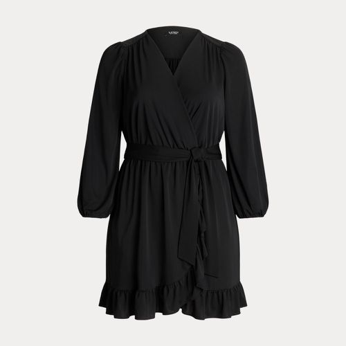 Curve - Belted Stretch Jersey Dress - Lauren Curve - Modalova