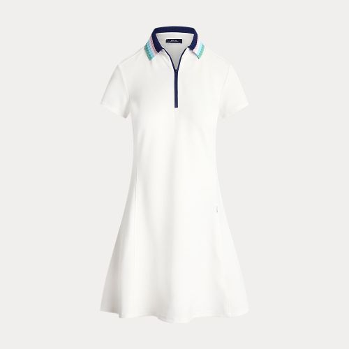 Stretch Piqué Quarter-Zip Polo Dress - RLX - Modalova