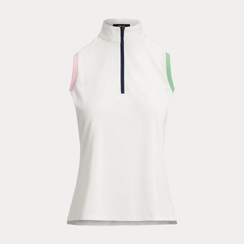 Slim Fit Sleeveless Quarter-Zip Polo - RLX - Modalova