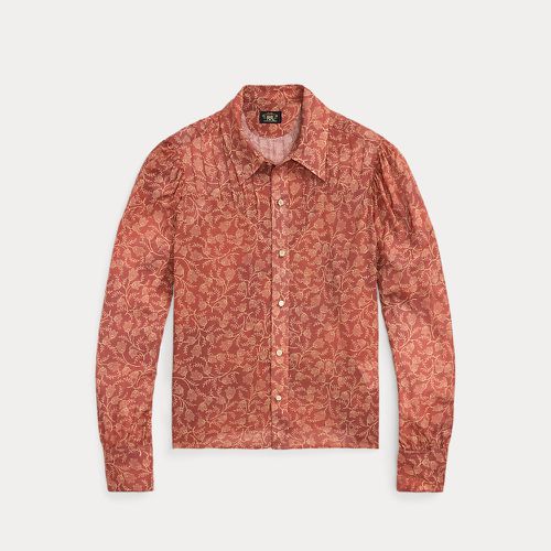 Floral-Print Silk Tie-Back Blouse - RRL - Modalova