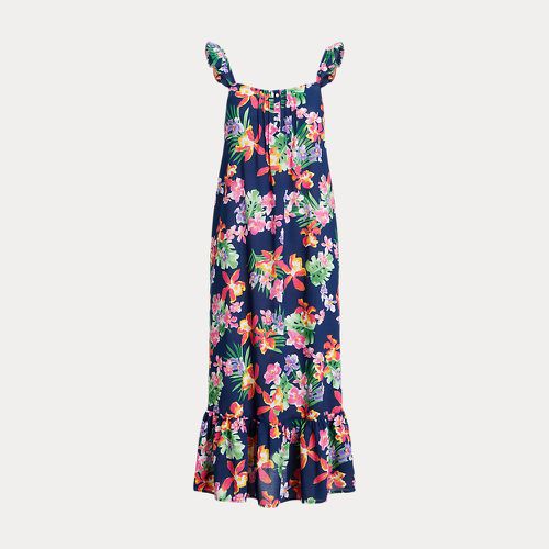 Floral Lawn Flutter-Strap Nightgown - Lauren - Modalova