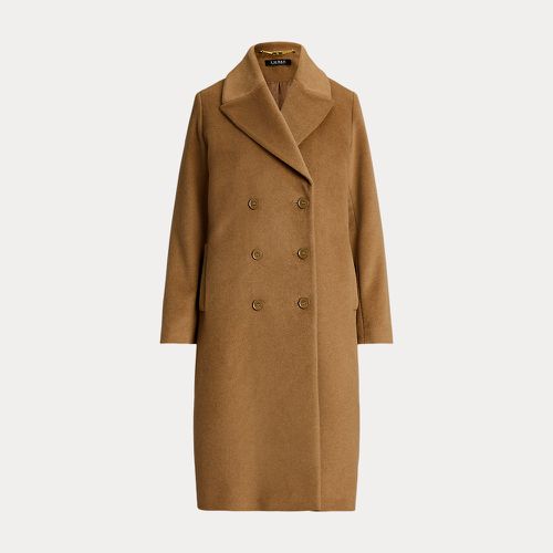 Wool-Blend Double-Breasted Coat - Lauren - Modalova