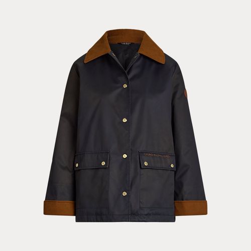 Corduroy-Trim Barn Jacket - Lauren - Modalova