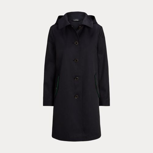 Hooded Cotton-Blend Balmacaan Coat - Lauren - Modalova