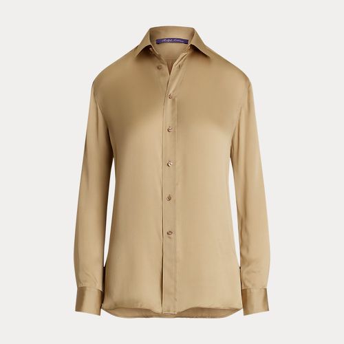 Adrien Relaxed Fit Silk Charmeuse Shirt - Collection - Modalova