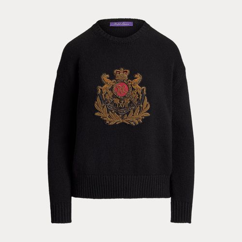 Embroidered Crest Cashmere Jumper - Collection - Modalova