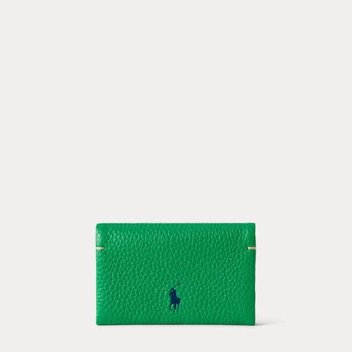 Polo Play Leather Snap Card Case - Polo Ralph Lauren - Modalova