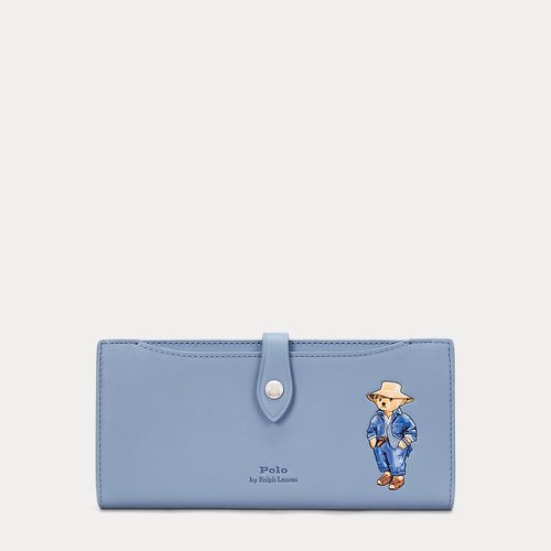 Polo Bear Leather Snap Wallet - Polo Ralph Lauren - Modalova