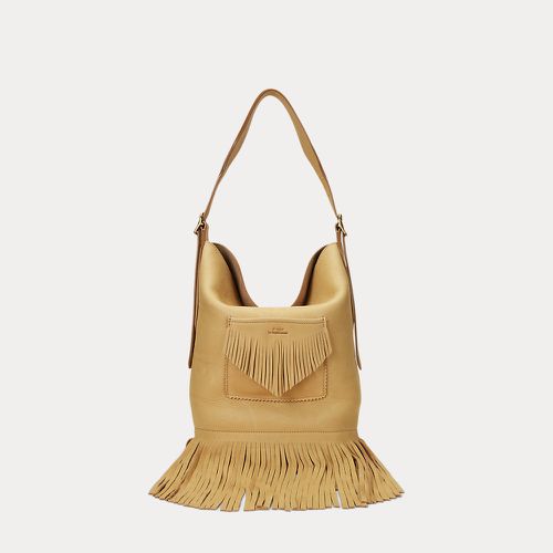 Leather Medium Bellport Bucket Bag - Polo Ralph Lauren - Modalova