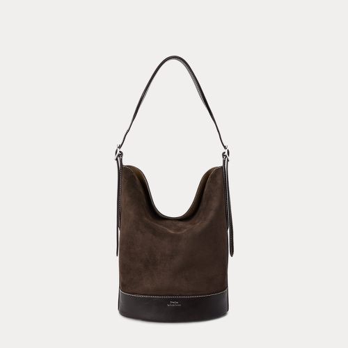 Suede Medium Bellport Bucket Bag - Polo Ralph Lauren - Modalova