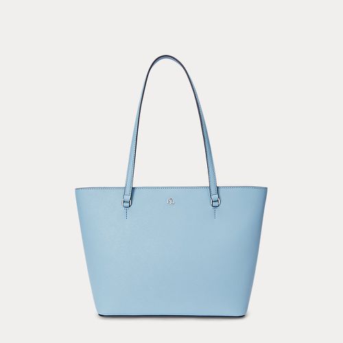 Crosshatch Leather Medium Karly Tote - Lauren - Modalova