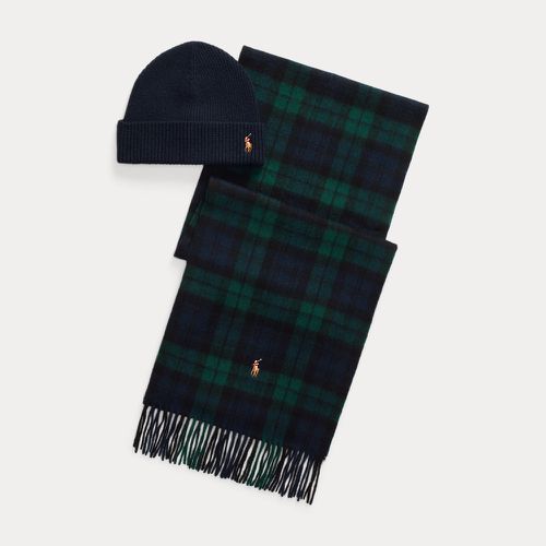 Beanie & Plaid Scarf Gift Set - Polo Ralph Lauren - Modalova