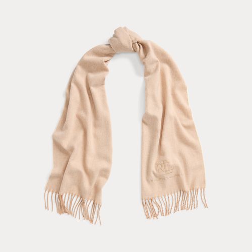 Wool-Cashmere Herringbone Scarf - Lauren - Modalova