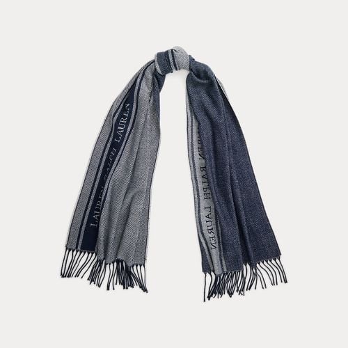 Two-Tone Logo Jacquard Scarf - Lauren - Modalova