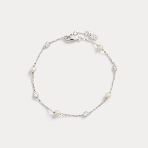 Sterling Silver Pavé Pearl Bracelet - Ralph Lauren - Modalova