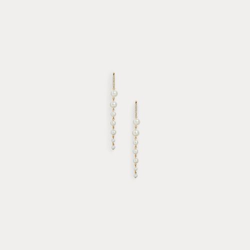 Plated Faux-Pearl Linear Earrings - Lauren - Modalova