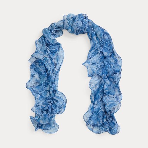 Floral Ruffled Scarf - Lauren - Modalova