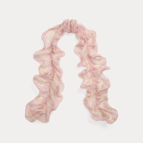 Floral Ruffled Scarf - Lauren - Modalova