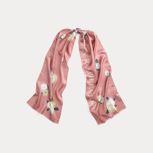 Floral Silk Scarf - Lauren - Modalova