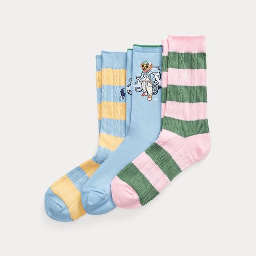 Polo Bear Crew Sock 3-Pack Gift Set - Polo Ralph Lauren - Modalova