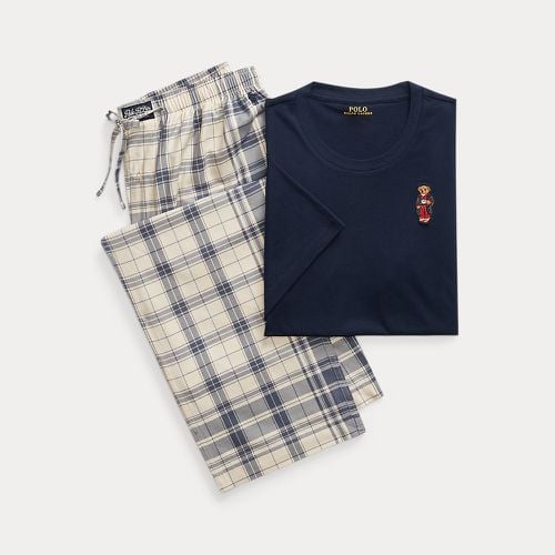 Polo Bear & Plaid Cotton Sleep Set - Polo Ralph Lauren - Modalova