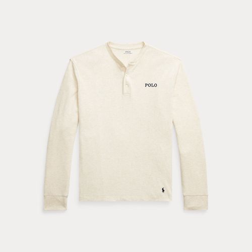 Waffle-Knit Henley Sleep Shirt - Polo Ralph Lauren - Modalova