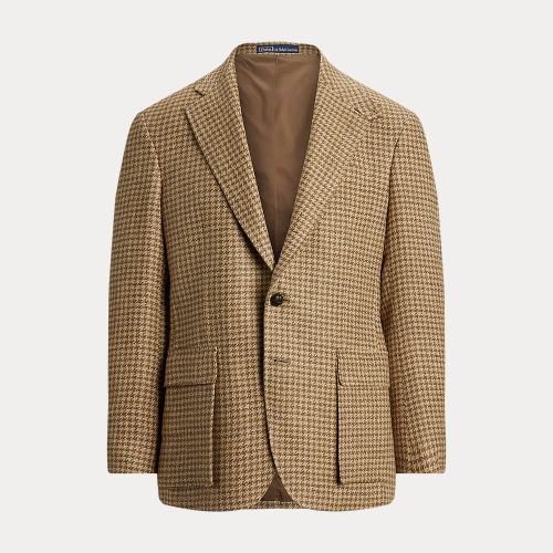 The RL67 Houndstooth Linen-Blend Jacket - Polo Ralph Lauren - Modalova