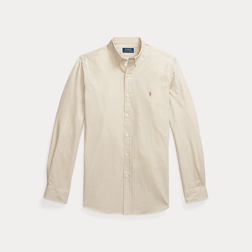 Slim Fit Gingham Stretch Poplin Shirt - Polo Ralph Lauren - Modalova