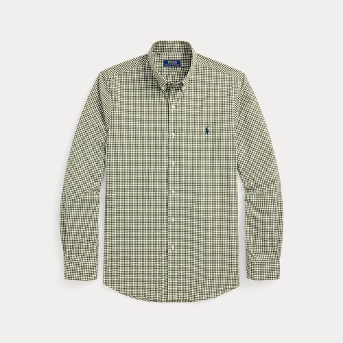 Slim Fit Gingham Stretch Poplin Shirt - Polo Ralph Lauren - Modalova