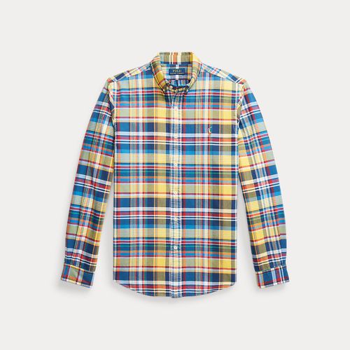 Slim Fit Plaid Oxford Shirt - Polo Ralph Lauren - Modalova