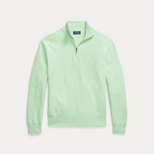 Mesh-Knit Cotton Quarter-Zip Jumper - Polo Ralph Lauren - Modalova