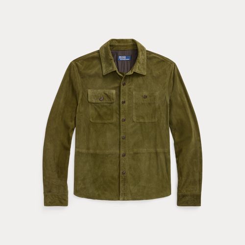 Suede Shirt Jacket - Polo Ralph Lauren - Modalova